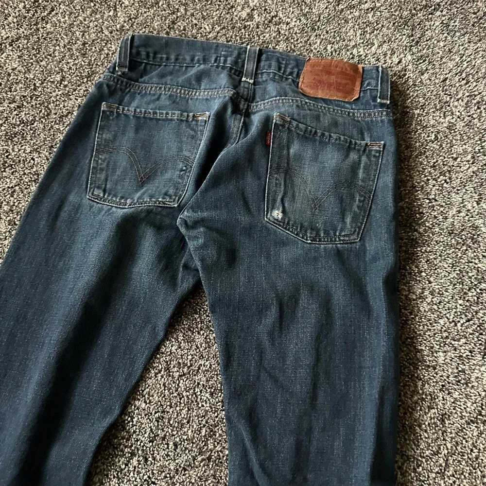 Levi's 511 Jeans Mens 31x32 Dark Wash Slim Straight Fit Stretch‎ Denim Pants